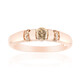 9K VS1 Argyle Rose De France Diamond Gold Ring (Annette)