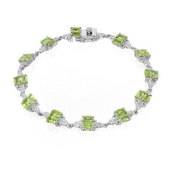 Paraiba Tourmaline Silver Bracelet