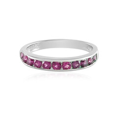 Rhodolite Silver Ring