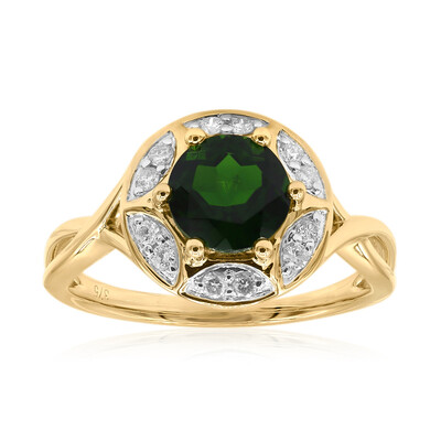 9K Russian Diopside Gold Ring