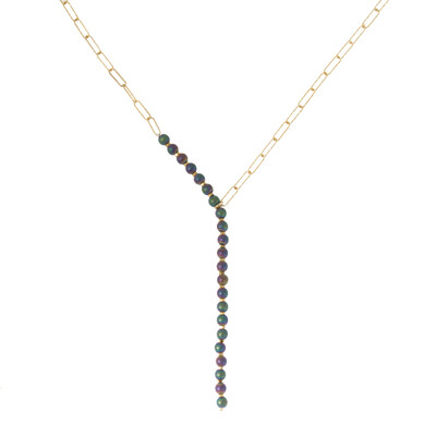 Mystic Hematite Silver Necklace (dagen)