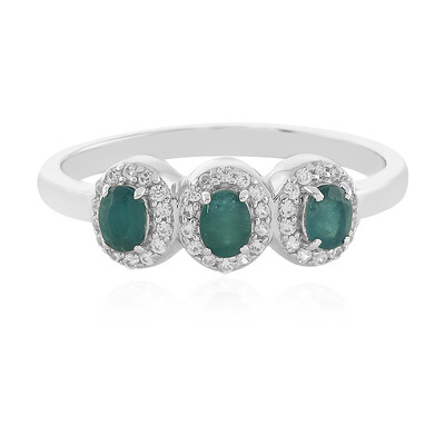 Grandidierite Silver Ring