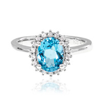 Marambaia Topaz Silver Ring