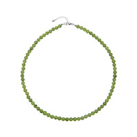 Serpentine Silver Necklace