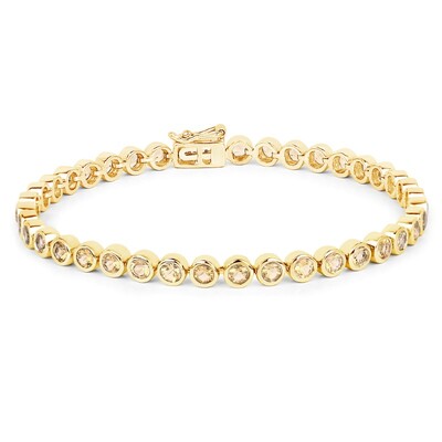 Citrine Silver Bracelet