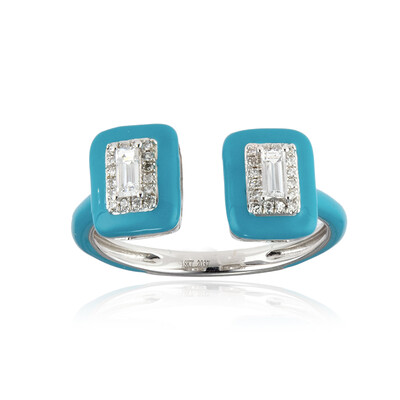 18K SI1 (H) Diamond Gold Ring (de Melo)