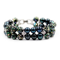 Freshwater pearl Silver Bracelet (Dallas Prince Designs)