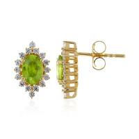 9K Sphene Gold Earrings