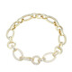 White Topaz Silver Bracelet (Adela Silber)