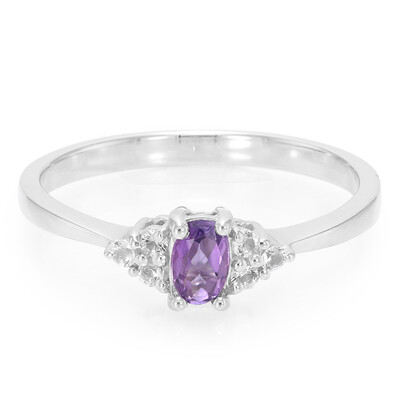 Uruguayan Amethyst Silver Ring