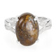 Dinosaur Bone Silver Ring