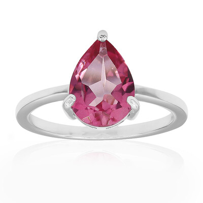 Flamingo Mystic Topaz Silver Ring