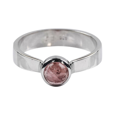 Tourmaline Silver Ring