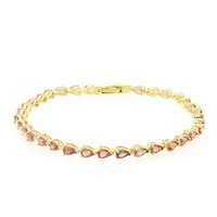 18K Unheated Padparadscha Sapphire Gold Bracelet (AMAYANI)