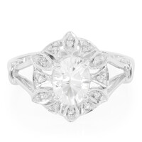 Petalite Silver Ring