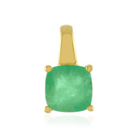 Ethiopian Emerald Silver Pendant