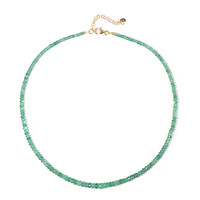 Zambian Emerald Silver Necklace