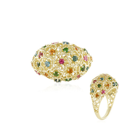 9K Indicolite Gold Ring (Ornaments by de Melo)