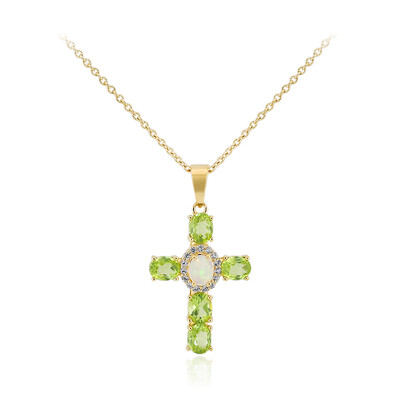 Welo Opal Silver Necklace