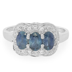 Kanchanaburi Sapphire Silver Ring