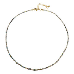 Fancy Diamond Silver Necklace