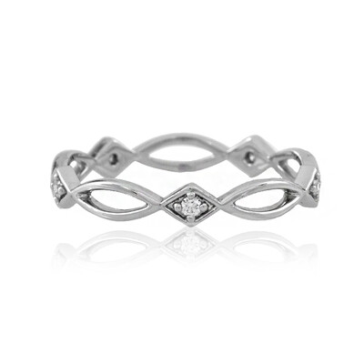 Flawless (F) Diamond Platinum Ring (LUCENT DIAMONDS)