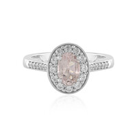 Madagascan Morganite Silver Ring