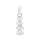 Herkimer Diamond Quartz Silver Pendant (Pallanova)