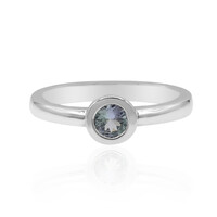 Unheated Tanzanite Silver Ring