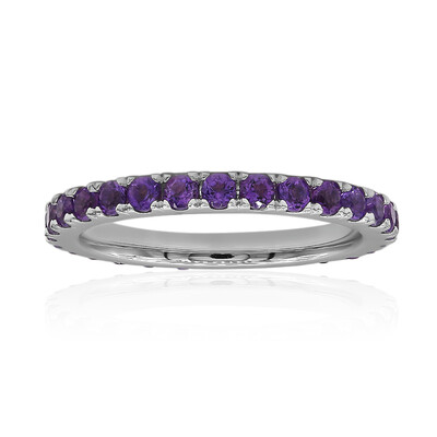 Zambian Amethyst Silver Ring