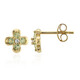 Burmese Peridot Silver Earrings