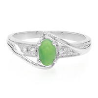 Imperial Chrysoprase Silver Ring