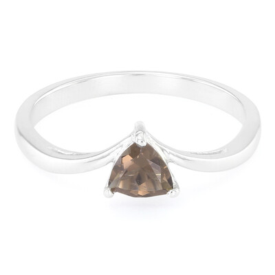 Smoky Quartz Silver Ring