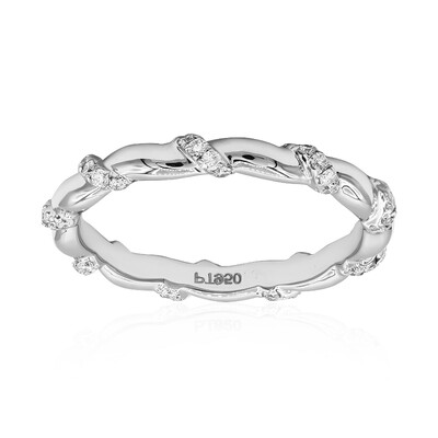 SI2 (G) Diamond Platinum Ring