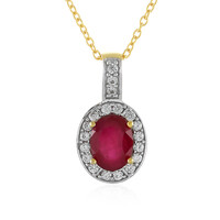 Madagascar Ruby Silver Necklace
