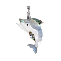 Mixed Gemstones Silver Pendant