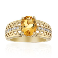 Citrine Silver Ring