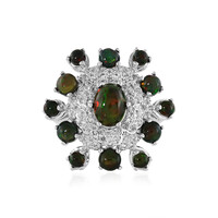 Mezezo Opal Silver Ring