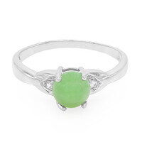 Imperial Chrysoprase Silver Ring