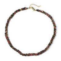 Fancy Tourmaline Silver Necklace