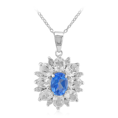 INDIGO BLUE TOPAZ Silver Necklace