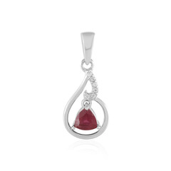 Madagascar Ruby Silver Pendant