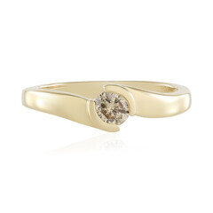 9K I2 Brown Diamond Gold Ring