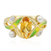 Citrine Silver Ring