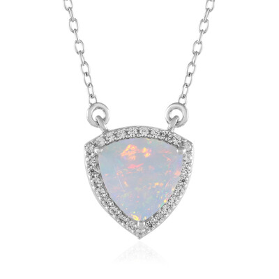 Welo Opal Silver Necklace