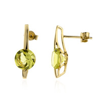 9K Lemon Citrine Gold Earrings
