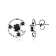 Mezezo Opal Silver Earrings
