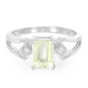 Canary Kunzite Silver Ring