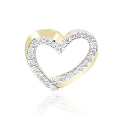 9K SI1 (G) Diamond Gold Pendant