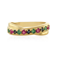 Socoto Emerald Silver Ring